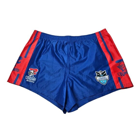 Newcastle Knights Rugby Shorts NRL Authentics 2004 Men's Large Blue EUC - Picture 1 of 12